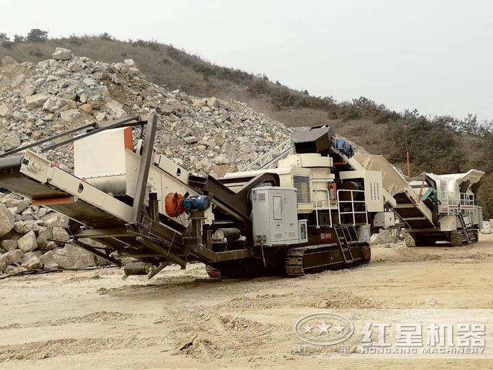 建筑垃圾破碎現(xiàn)場，選好設(shè)備收益更高