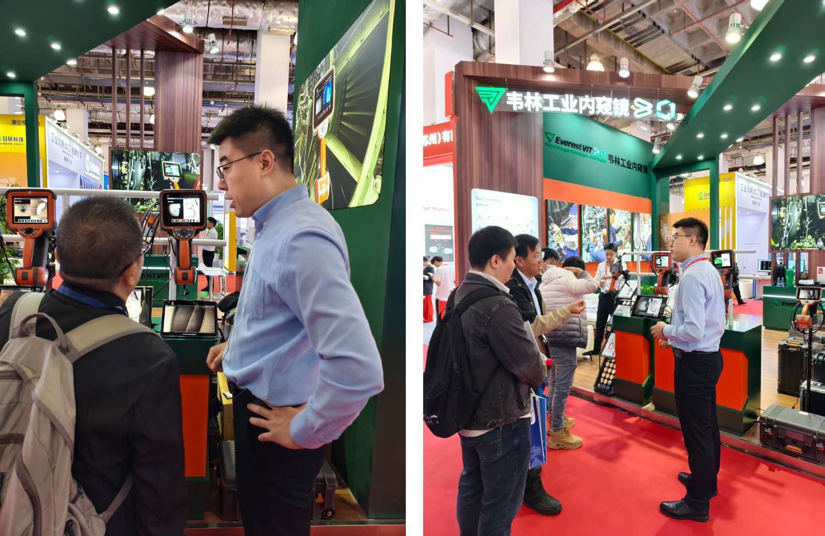 韋林工業(yè)內窺鏡產品吸引大量客戶關注